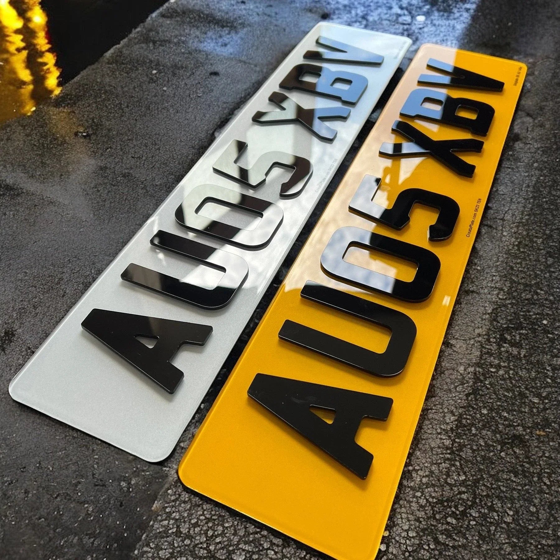 4D Acrylic Plates – Road Legal