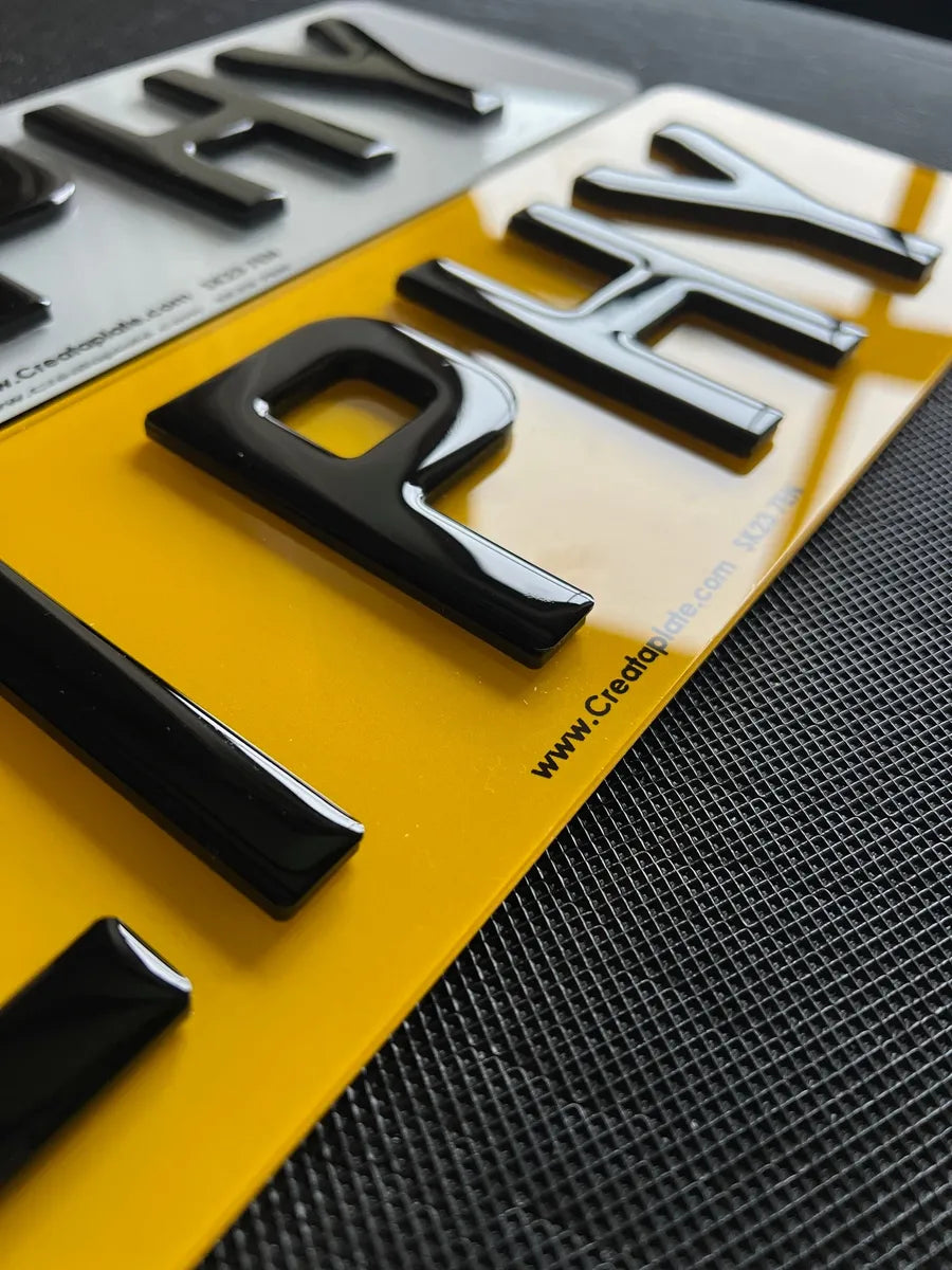 SHORT 5 / 6 DIGIT 4D GEL ACRYLIC PLATES (PAIR)