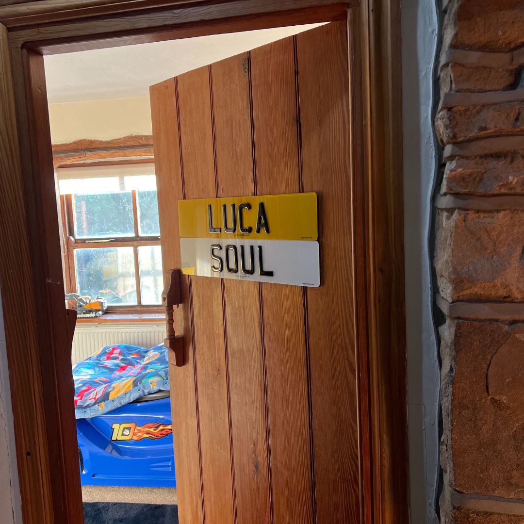 Custom Name Plates x2 3D Gel - Perfect For Kids and Bigger Kids