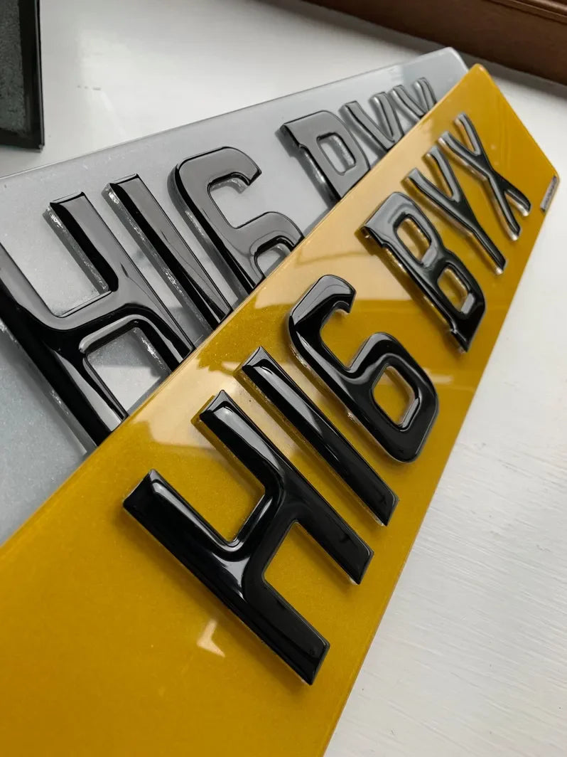 4D Crystal Gel Style Plates - PAIR