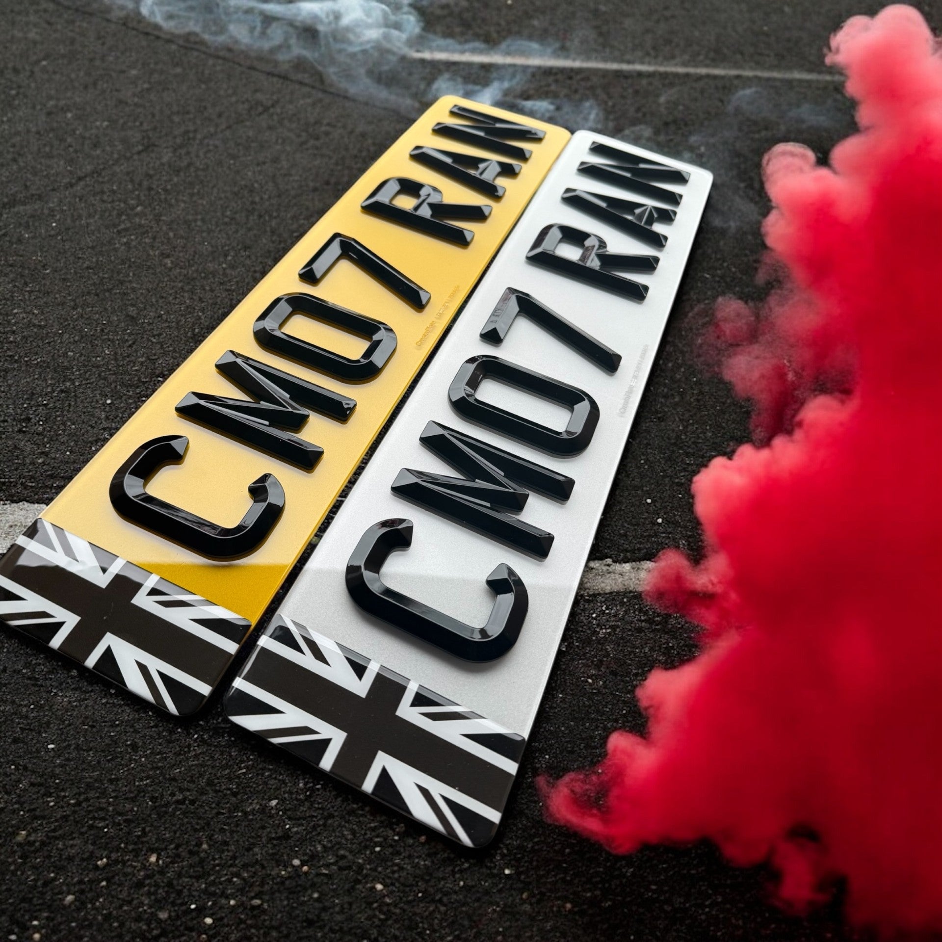 4D Retro Acrylic Number Plates & Detail Lab Bundle